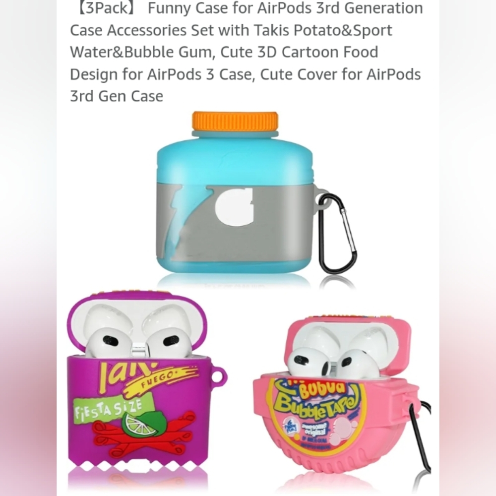 AirPods 3rd Generation Case Accessories  Fun 🎁🎁🎁
